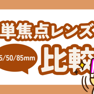 作例あり】Canon単焦点レンズ35/50/85mm比較(APS-C)！それぞれの良さと